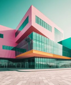 futuristic-skyscraper-reflects-bright-blue-computer-graphic-steel-facade-generated-by-ai_188544-55485